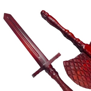 Acha para shango Combo Hacha y Espada Madera de Shango/Shango Wood Axe & Sword Combo