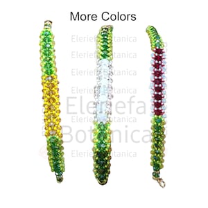 Ilde de Orula Caminos Bracelet | Ide Orula orisha con camino de Chango, Yemaya, Eleggua, Ogun, Oshun, Obatala | Medium Large Size Small