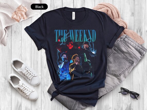 The Weeknd 90s Vintage T-shirts - Retro Graphic Cotton T-shirt