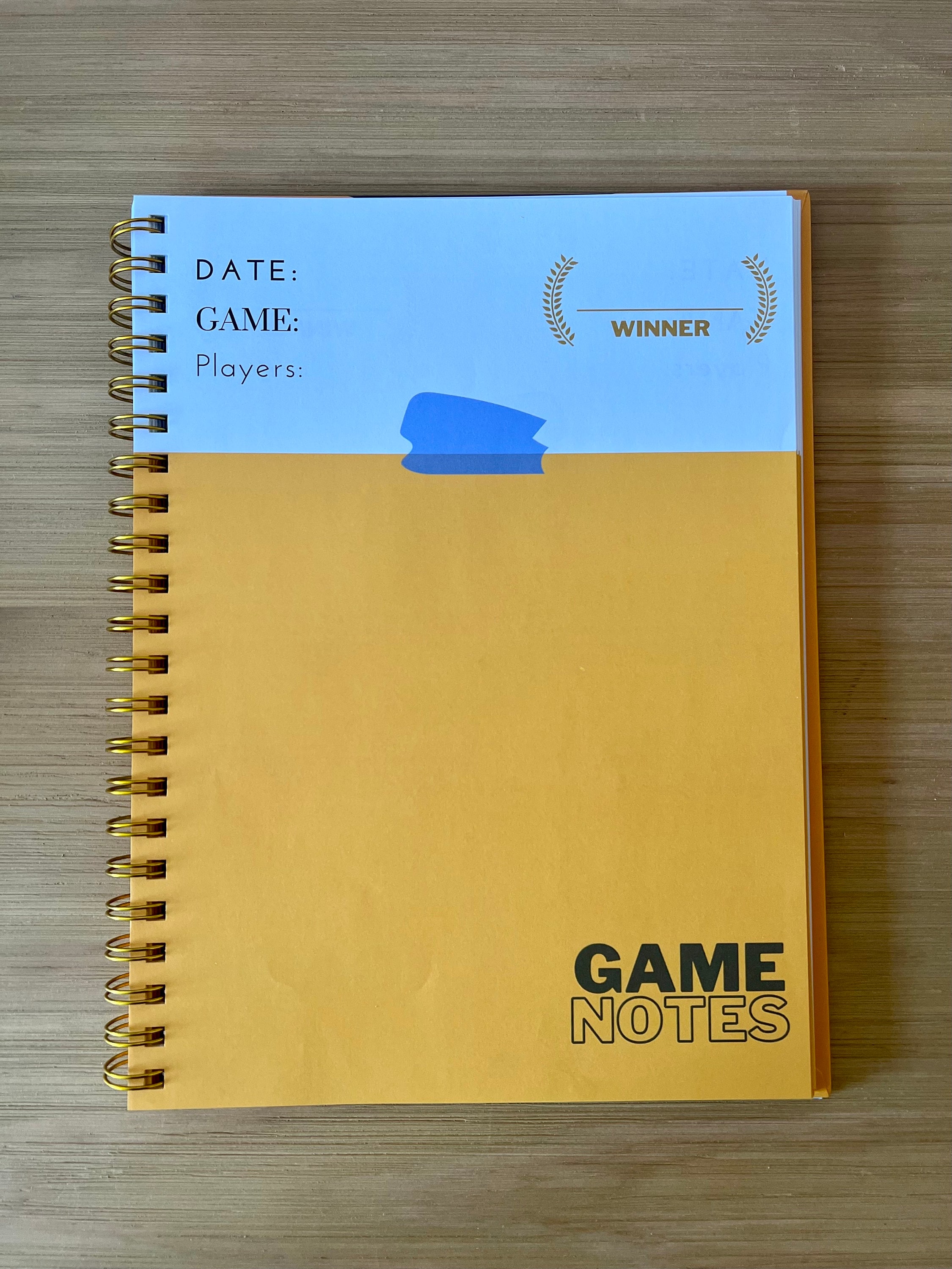 Family Game Night Spiral Journal, Record Score Fun Notebook Journal, Holiday Party Games, Score Keeper, Game Night Gift, Board Gamer Gift