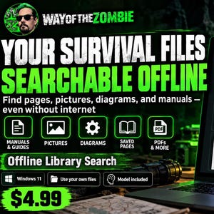 Offline Search for Manuals, PDFs & Pictures | Digital Preparedness | Windows 11 Software