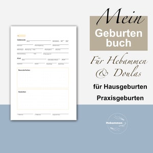 Puede incluir: Un formulario de registro de nacimiento imprimible para parteras y doulas. El formulario se titula "Mi libro de nacimiento" y está diseñado para nacimientos en casa y nacimientos en el hospital. El formulario incluye secciones para la información de la persona que da a luz, la información del bebé y notas sobre el nacimiento.