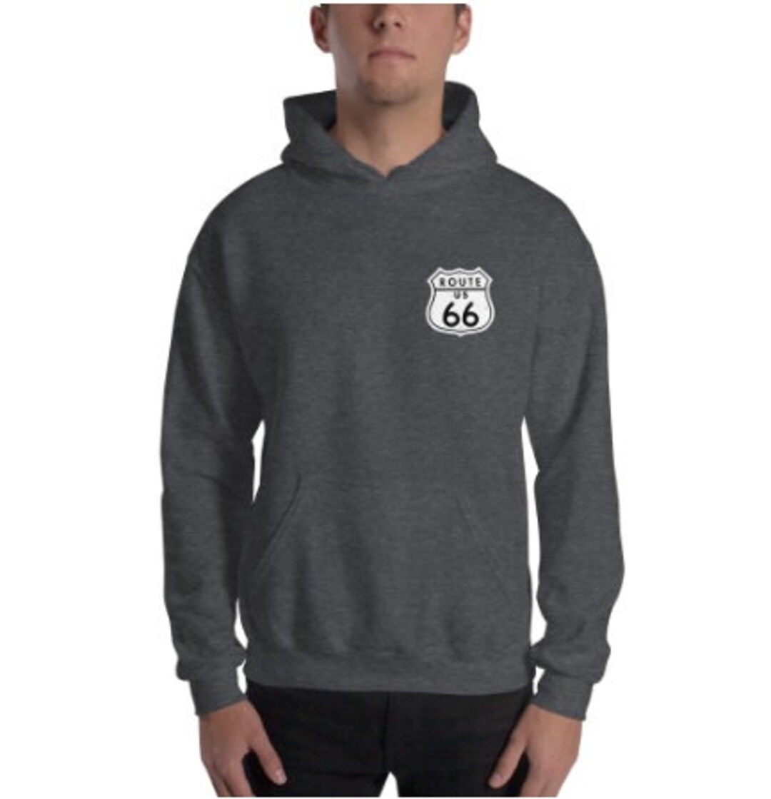PERSONALIZED Custom Route 66 Hoodie Customizable Hoodies Route 66 ...