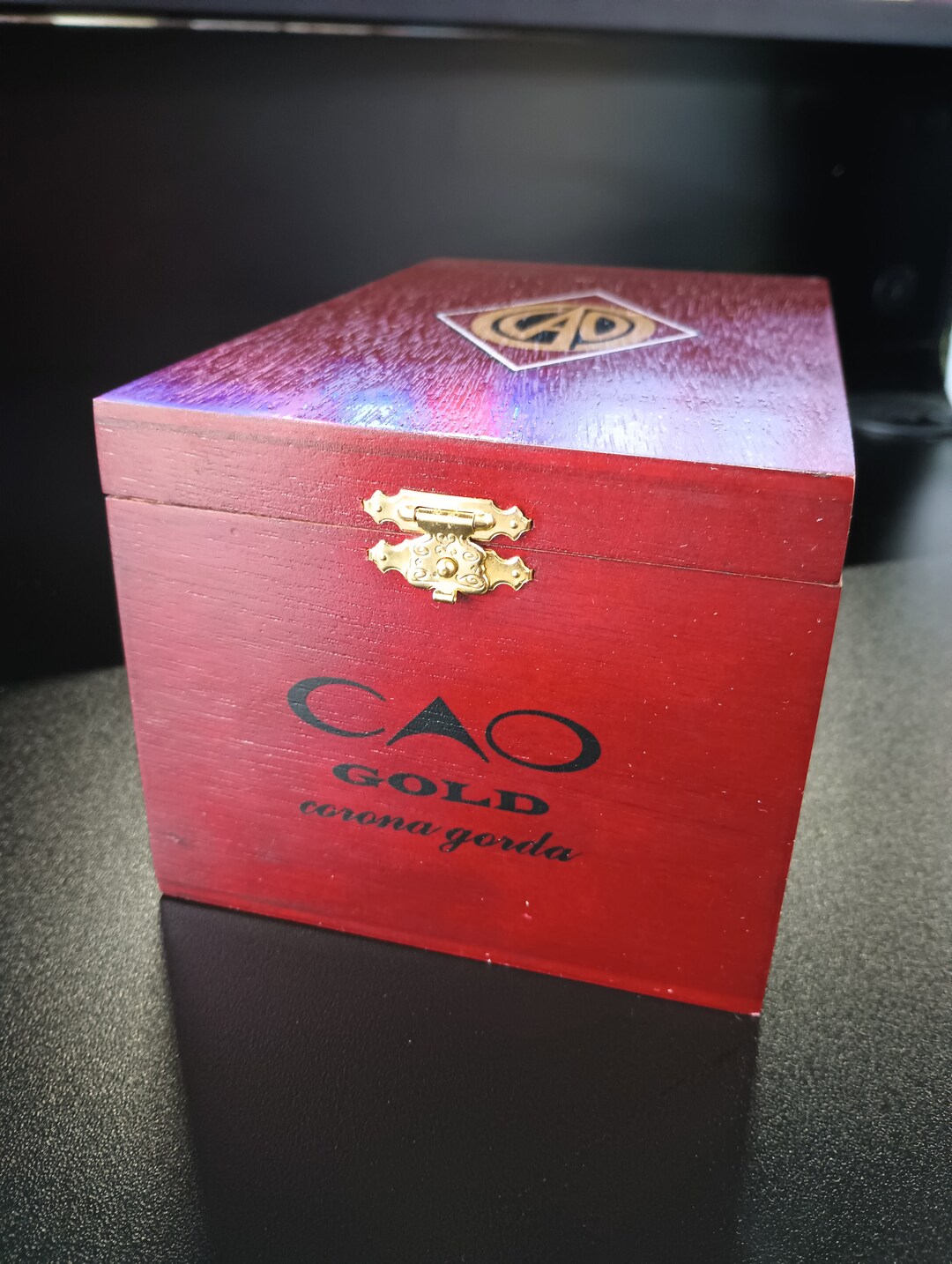 Vintage Cigar Box Refurbished Cigar Boxes CAO Gold Corona - Etsy