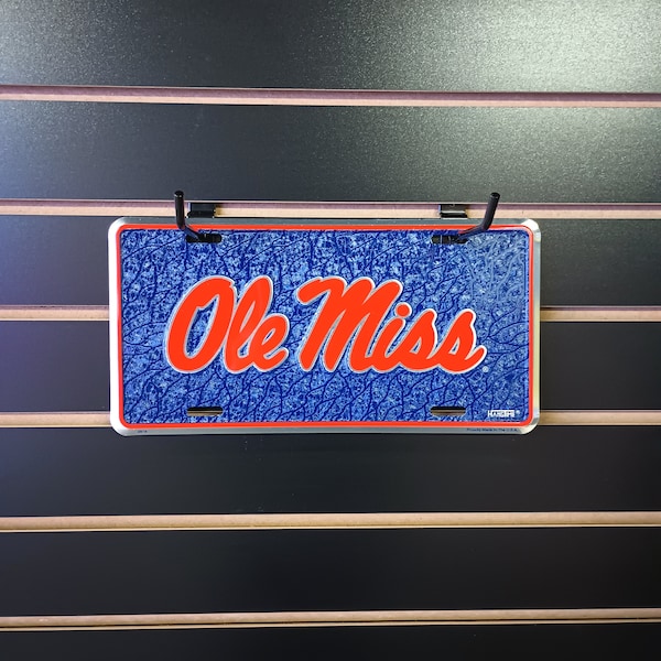 Ole Miss License Plate University of Mississippi Alumni Gifts for College Students Ole Miss Rebels Signs Dorm Decor College Admissions Gifts