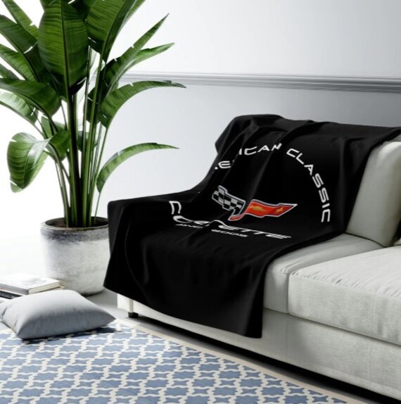 Corvette fleece blanket hotsell