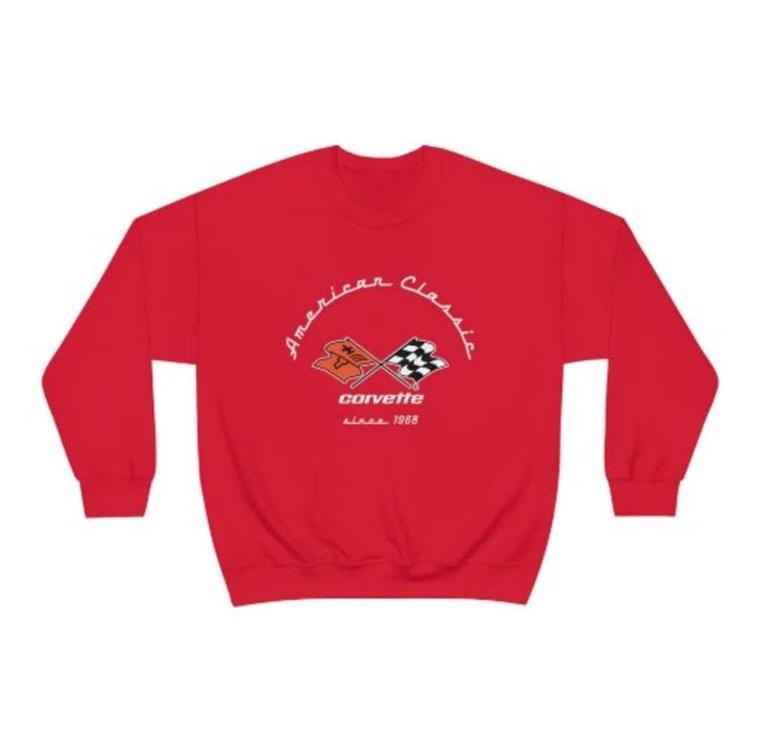 Chevy Corvette C3 Crew Neck Sweatshirt Chevrolet Apparel Chevy Clothes
