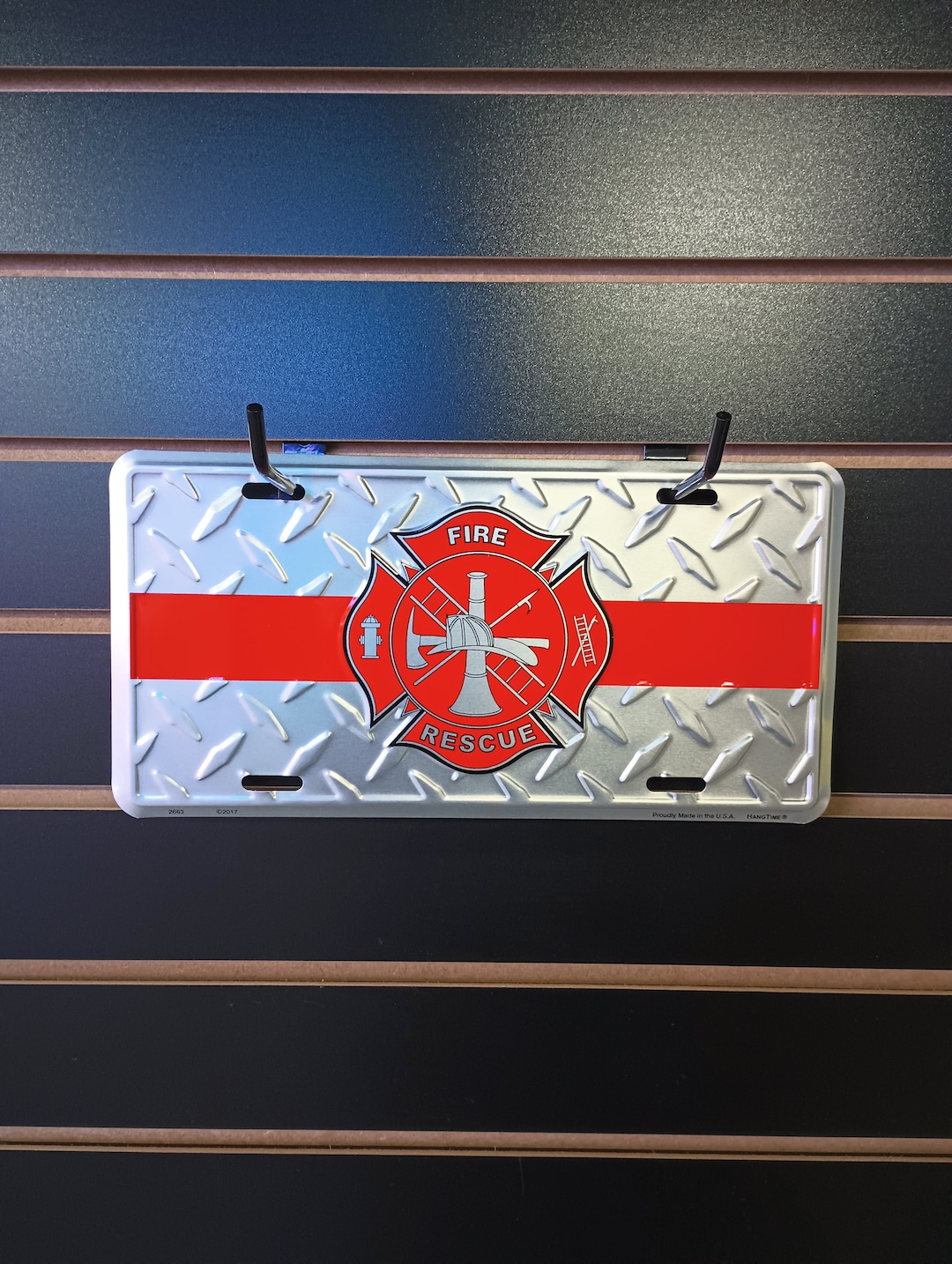 Fire Rescue Vanity Plate License Plates Gifts for Firefighters Fire