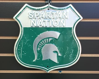 MSU Spartans Signs Michigan State Spartans Gifts for College Students Dorm Signs Dorm Room Decor Michigan State University Alumni Gifts MI