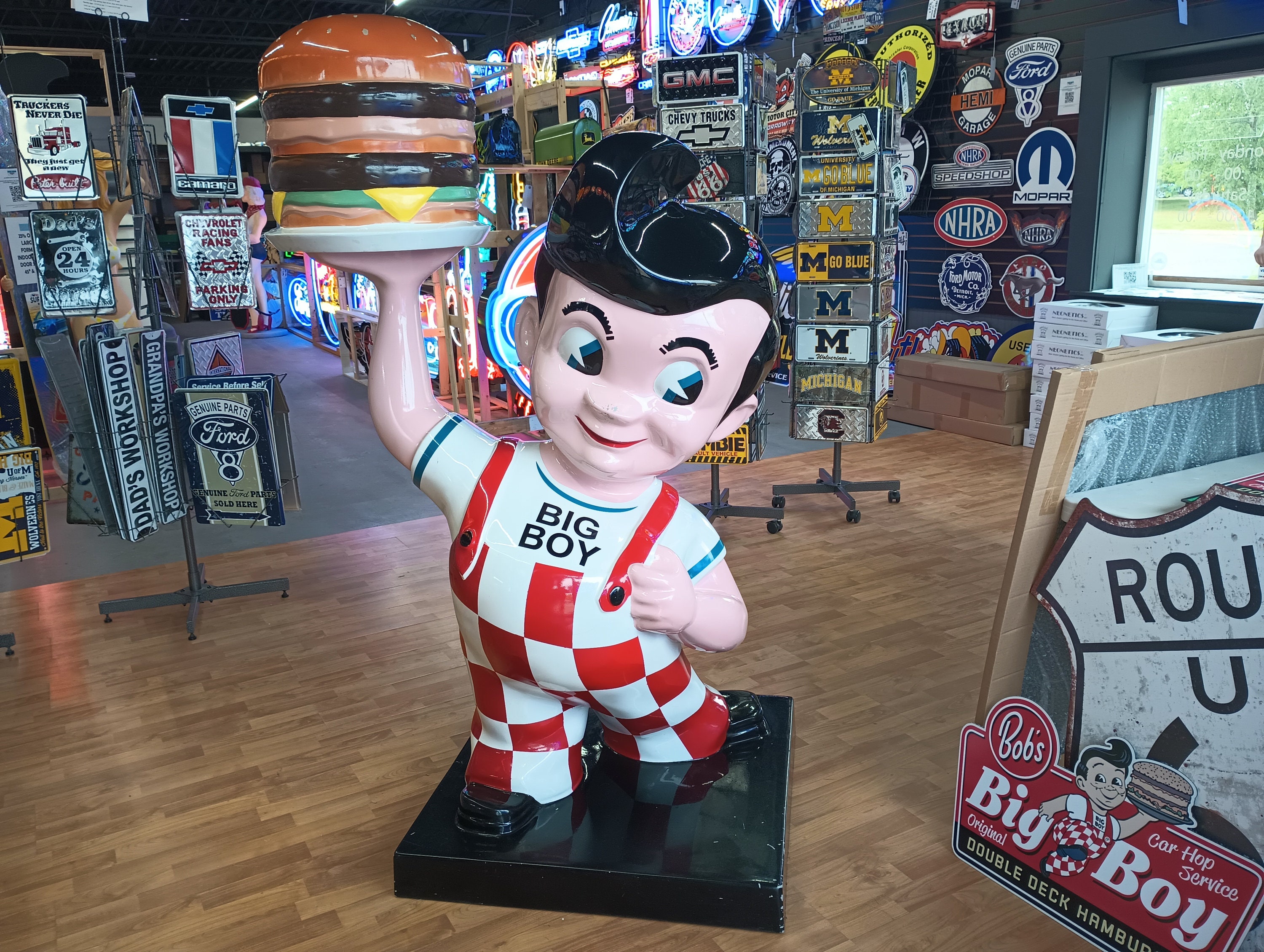 ORIGINAL Vintage Big Boy Statue Elias Brothers Advertising Etsy