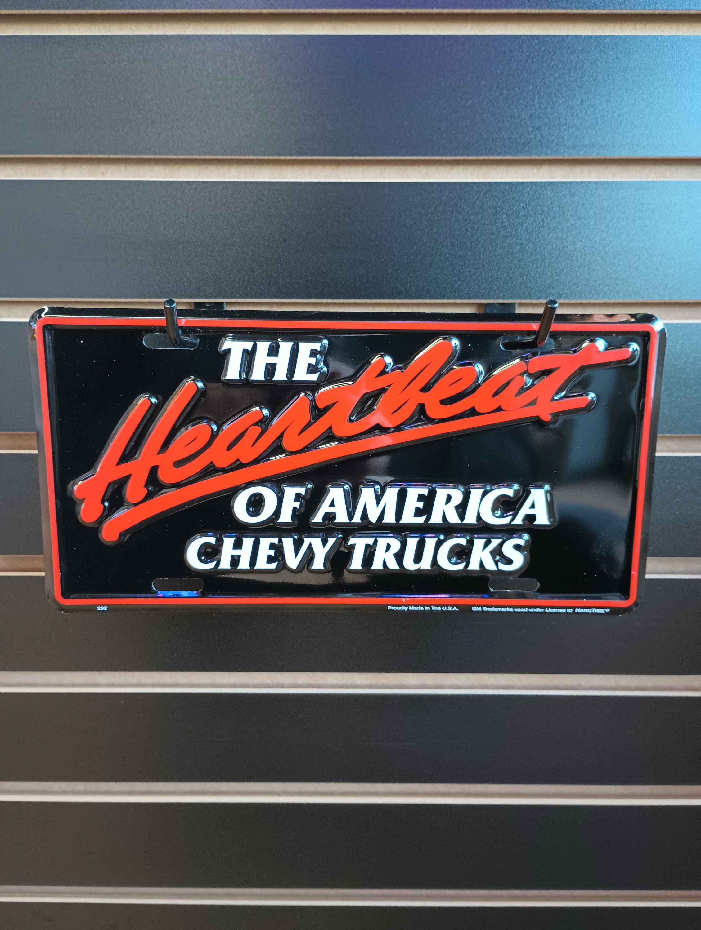 The Heartbeat of America Chevy Trucks Vanity Plate Chevrolet - Etsy