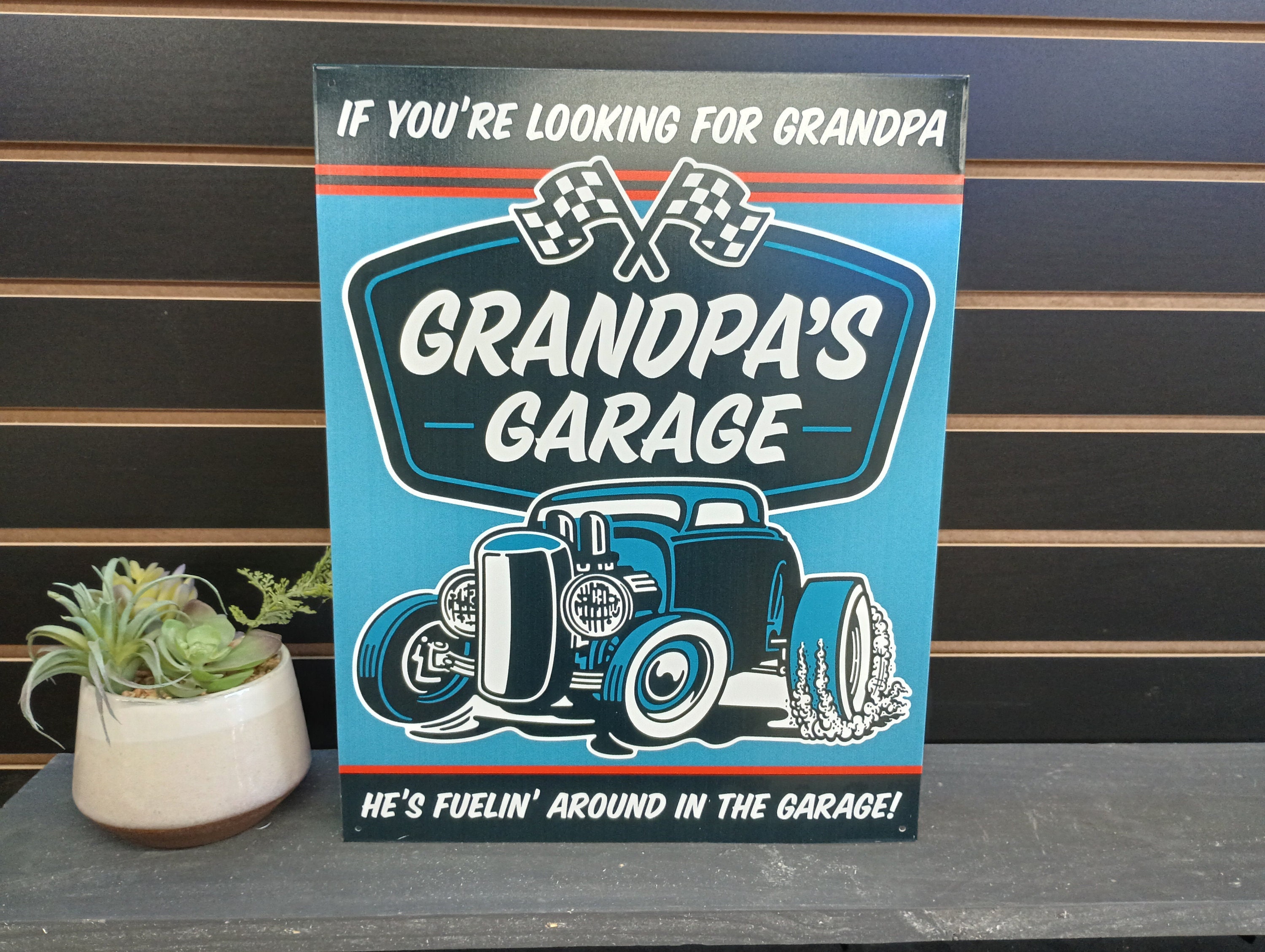 Grandpa Gifts / Gifts for Grandpa / Grandpas Garage Signs / Garage