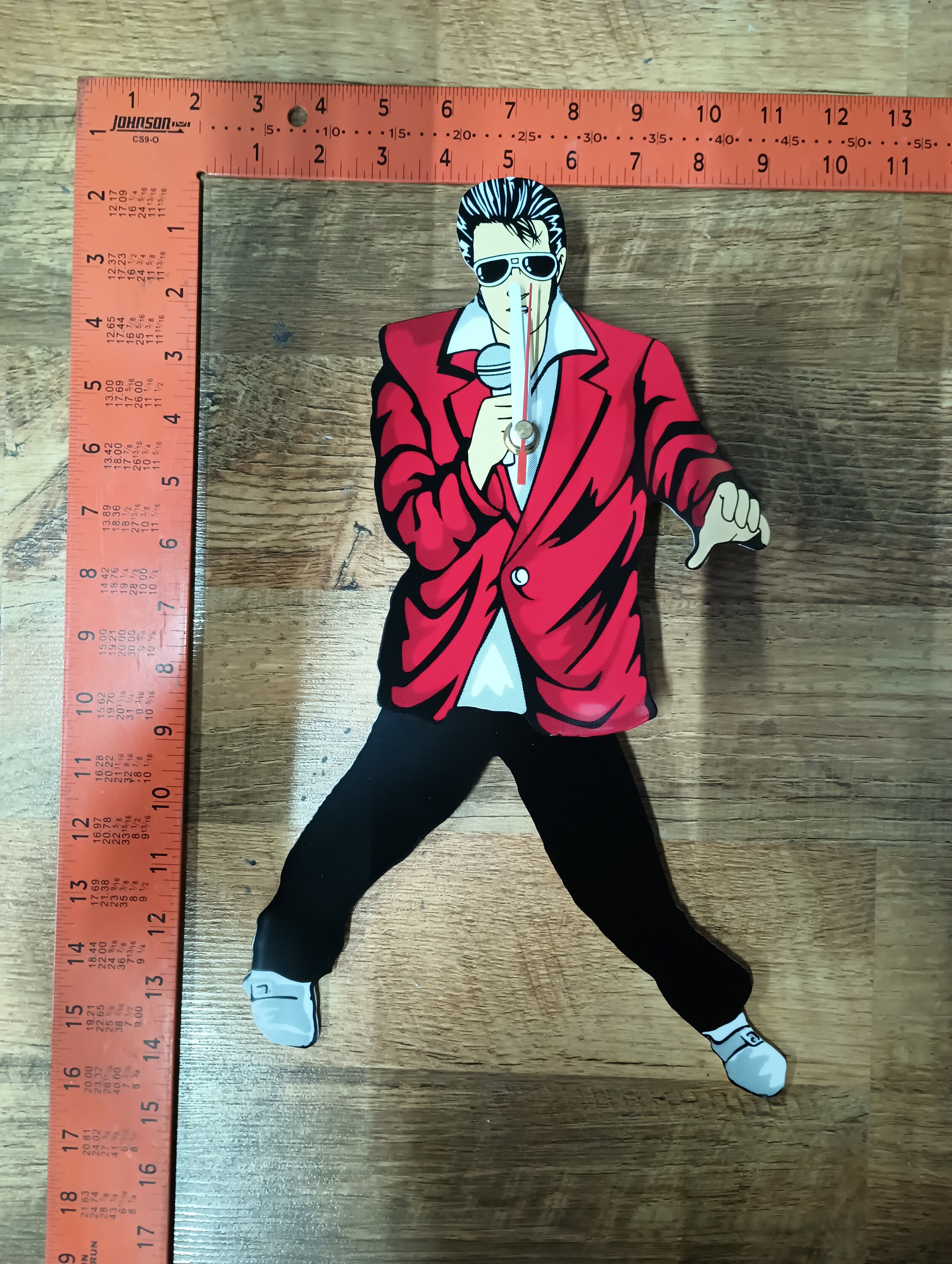 Elvis Presley Clock Rock Star Music Room Decor Pendulum Clocks Etsy