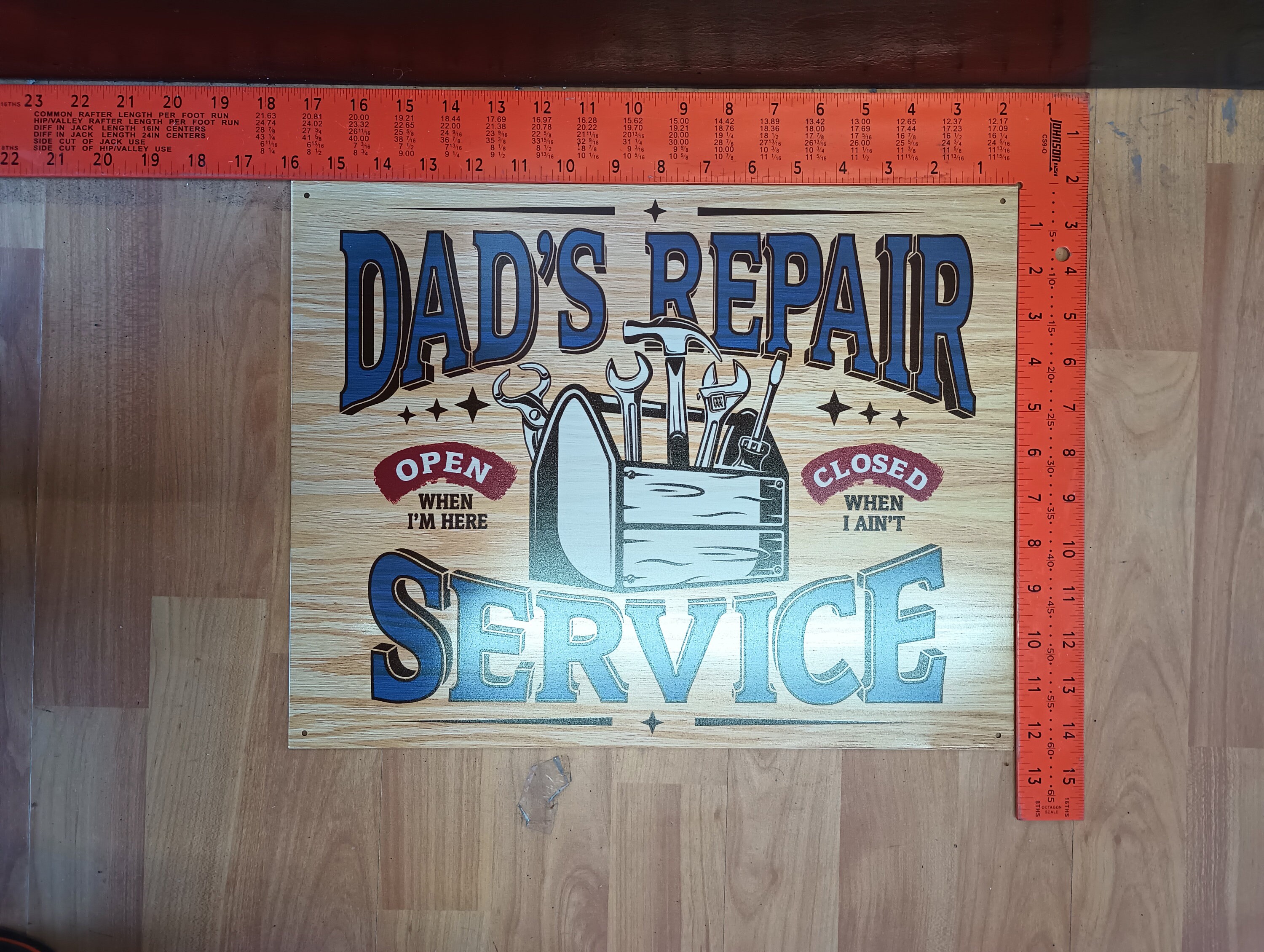 Father's Day Gifts From Kids to Dad Garage Signs for Men Gifts for Dad  Gifts for Grandpa Garage Decor for Him Man Cave Wall Decor Dad's Shop 