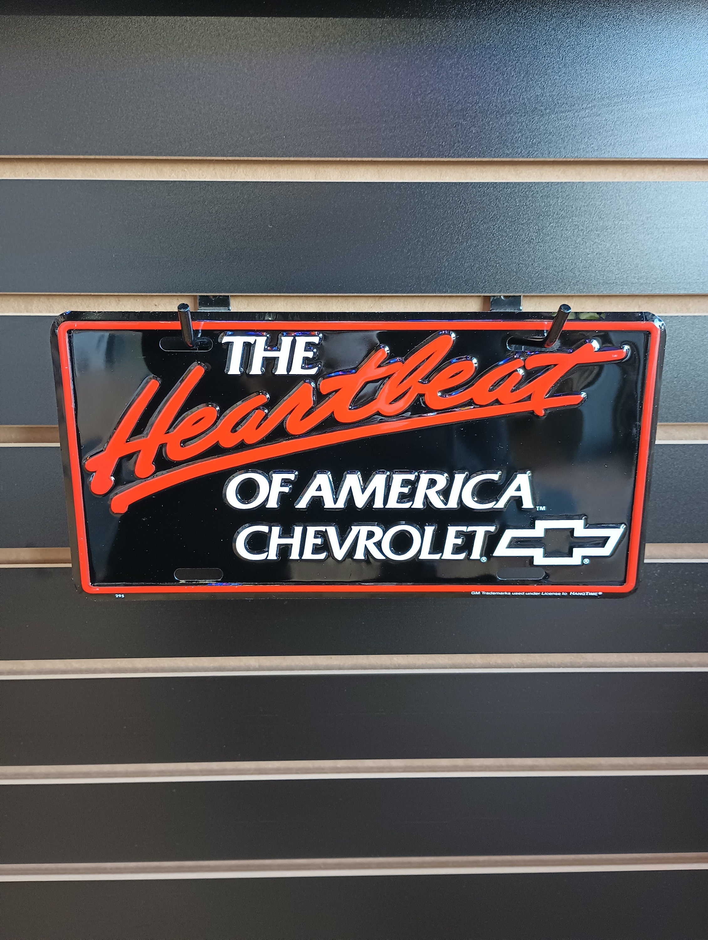 Chevrolet Heartbeat of America Vanity Plate Chevy License - Etsy