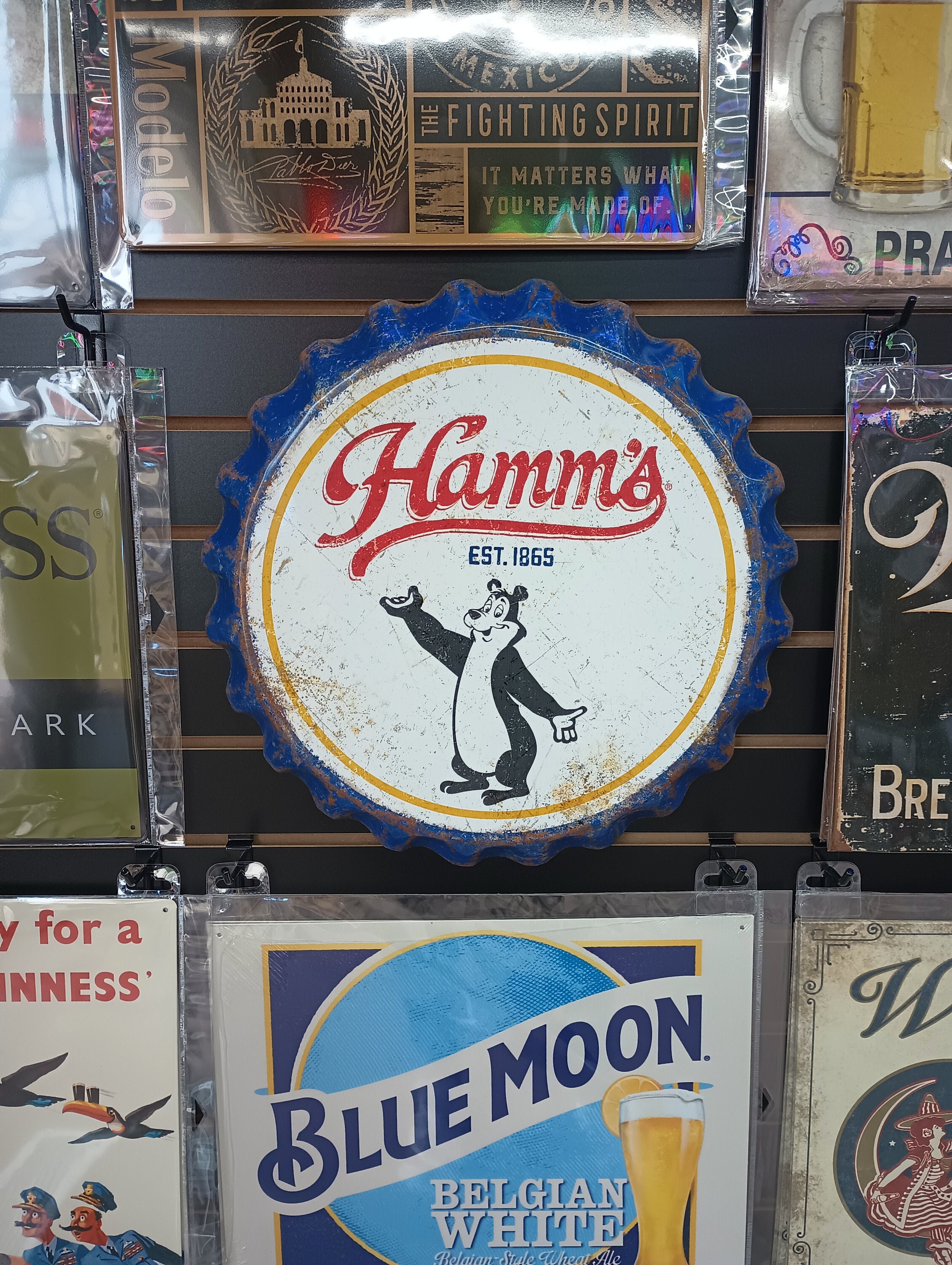 18 Hamm's Beer Bottle Cap Sign Sascha Hamm's Etsy