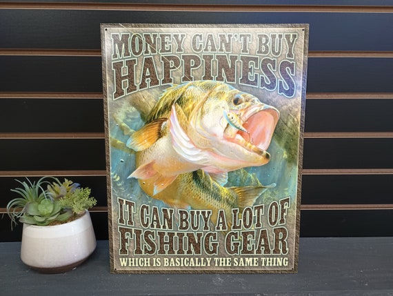 Funny Fishing Signs Fishing Gifts for Men Fisherman Gifts Funny Gifts  Lakehouse Cabin Decor for Men Funny Signs Man Cave Wall Decor Metal 
