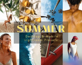 Summer Lightroom Presets | Mobile & Desktop Filters