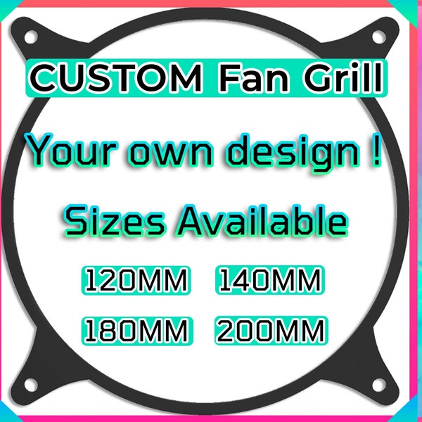 Pc Fan Cover Etsy