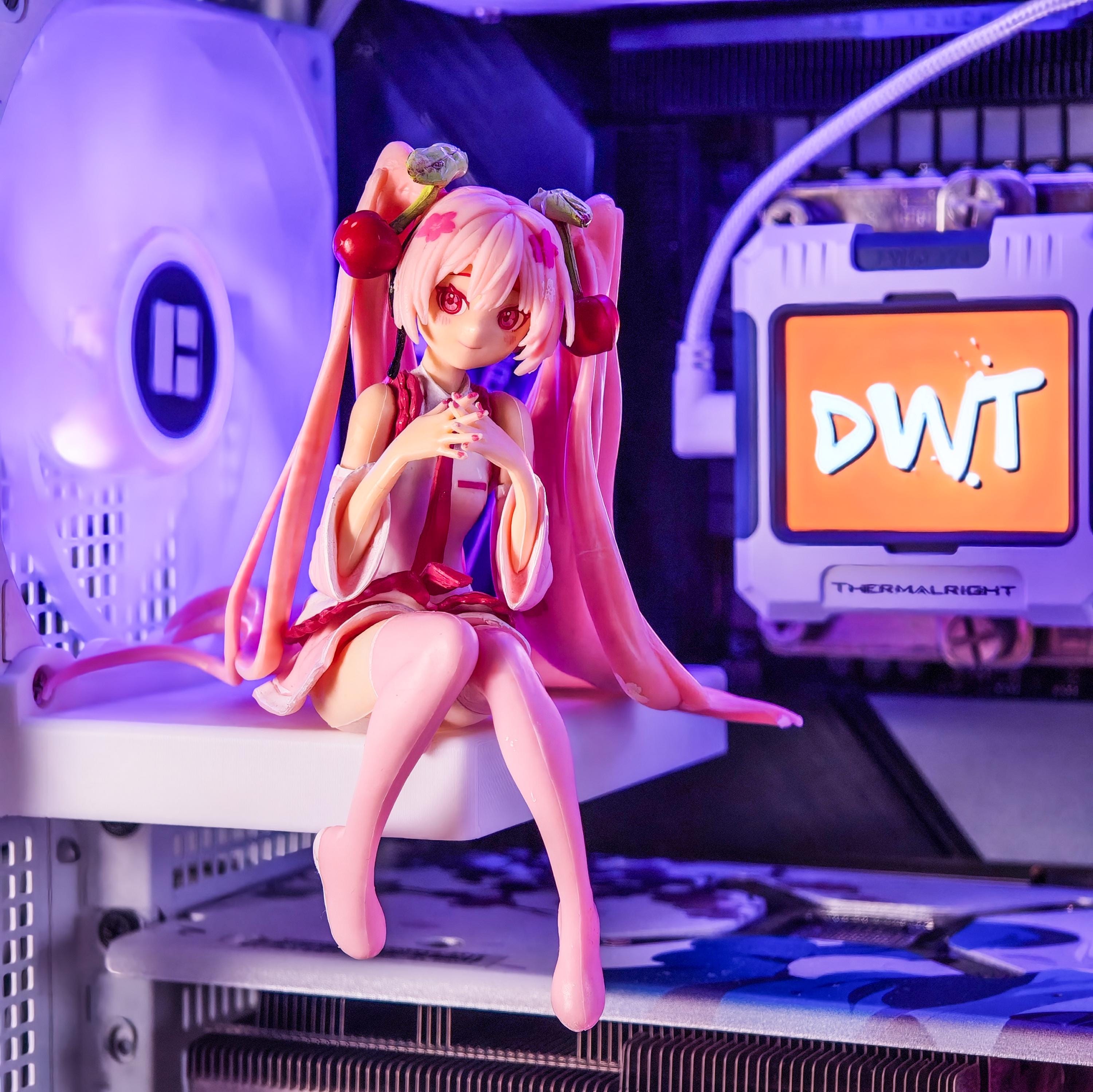 PC Figure Platform - 120mm, 140mm - PC Fan Cover - 3D