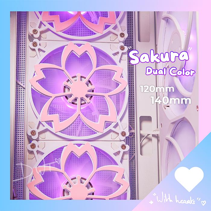 Sakura Dual Color Fan Grill - 120mm, 140mm - Cover, Shroud