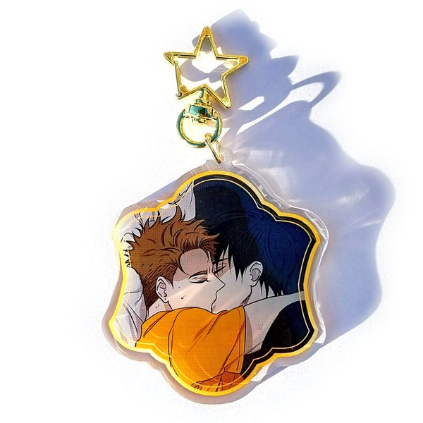 19 jours Tianshan Kiss He Tian Mo Guanshan porte-clés acrylique époxy porte-clés bijou de sac