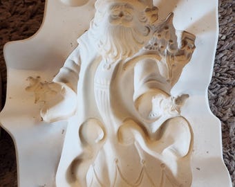 Vintage Slip Cast Mold- Ceramic- Christmas- Santa with Puppets- Gare Molds