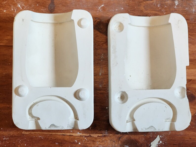 Vintage Slip Cast Mold Ceramic Plain Coffee Mug Etsy