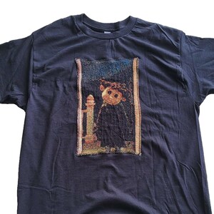 Coraline wybie Tapestry Tee Handmade, throwback tee, Cute shirt, aesthetic shirt