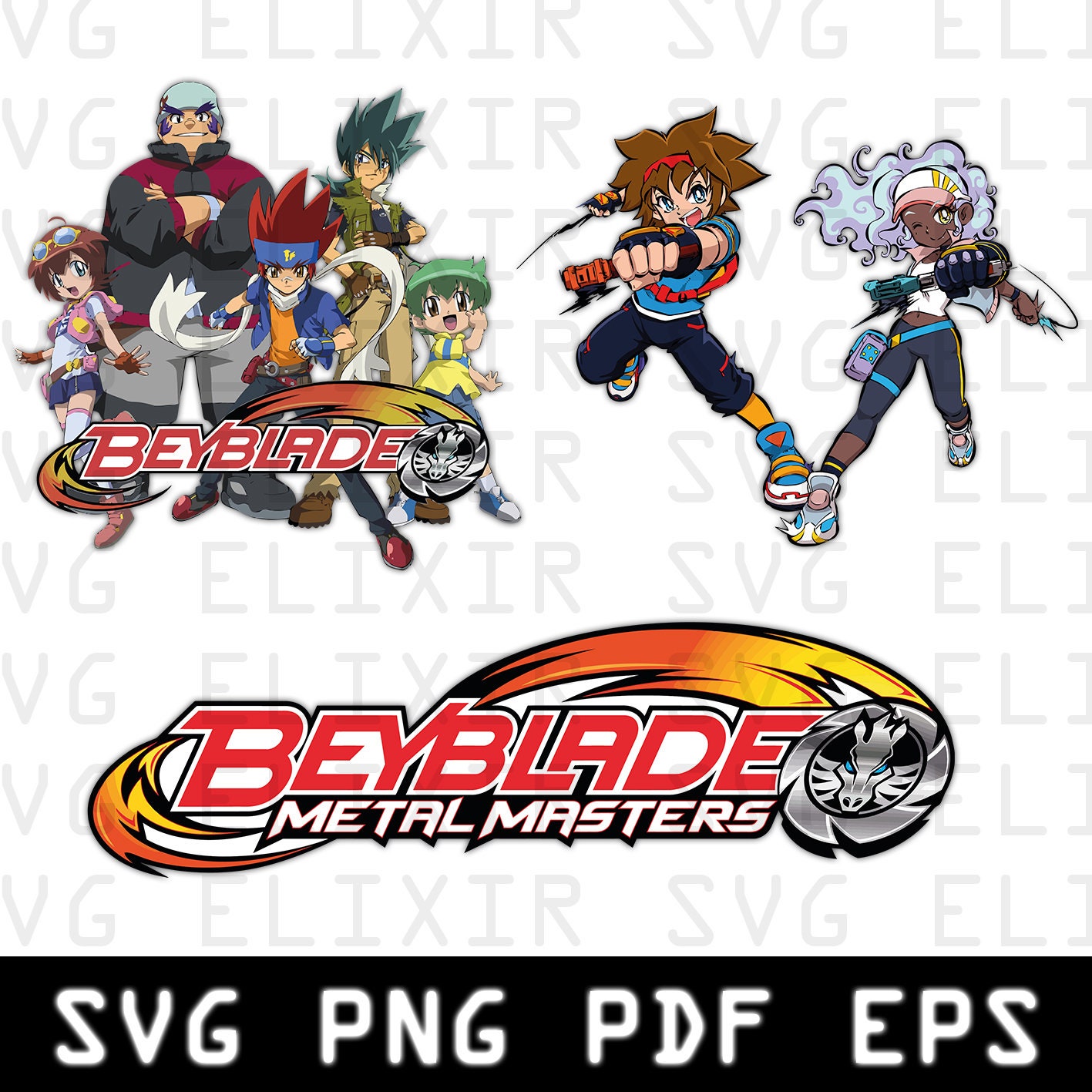 Beyblader - Beyblade e acessórios