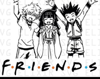 Anime Friends Group Drawing 1 by gamerknight83 on DeviantArt