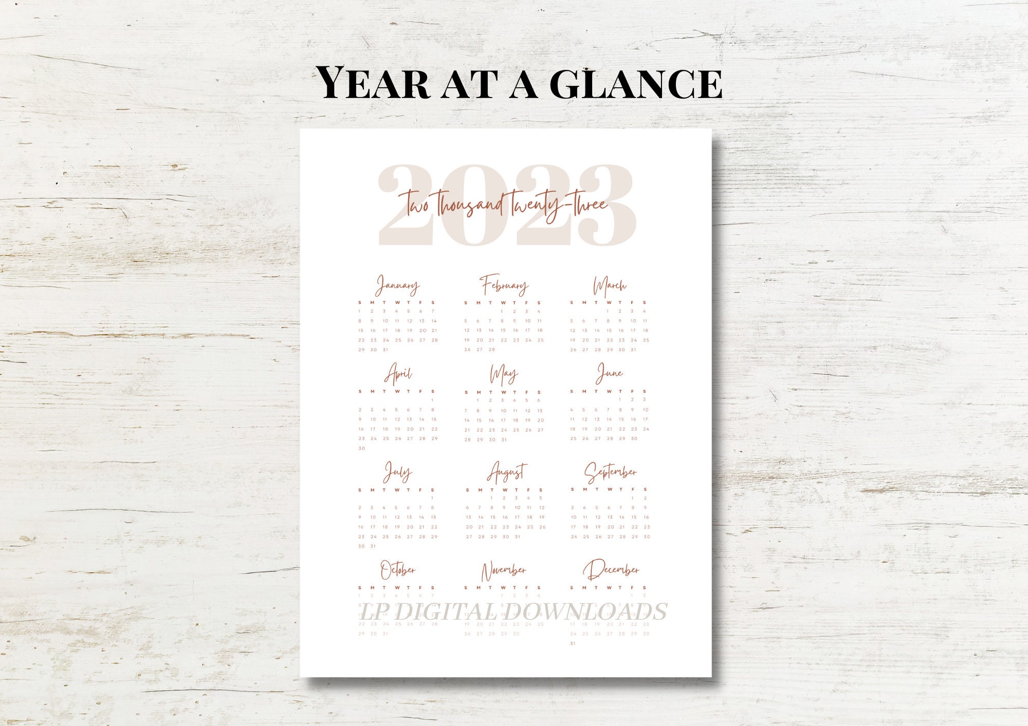 2023 Monthly Calendar Portrait | Printable Calendar | Calendar Template ...