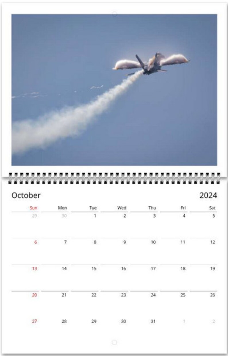 North American Blue Angels 2025 Wall Calendar US & CA Etsy