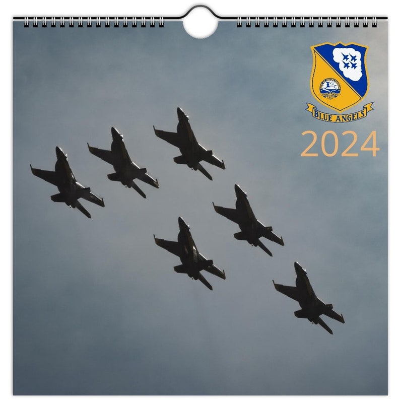 European Blue Angels 2024 Calendar EU Version Etsy
