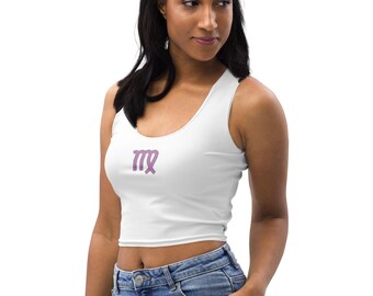 Virgo Zodiac Sign Crop Top-Horoscopes/Gift/Cute