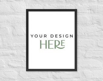 Personalisierbares Gerahmtes Poster-Gestalte dein eigenes Design/Text/Bild
