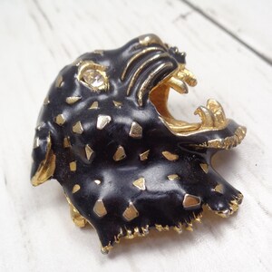 Large Vintage Leopard/Panther Brooch Unsigned 1940s-1950s Hattie Carnegie image 3