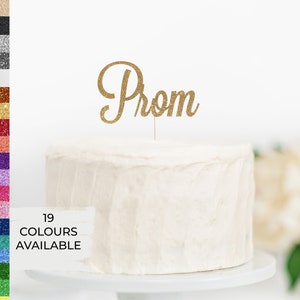 Prom Cake Topper, Prom Party Cake Topper, Cardstock Topper, Name Topper, Cake, Prom Party Decoration, Decoration,Prom Party, Grad