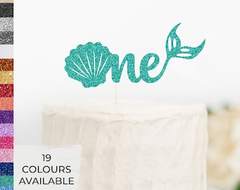 Mermaid Custom Name Cake Topper, Under the Sea Topper,Oneder the Sea Mermaid Party,Name Topper,Centerpiece,Name Decoration,Birthday, Party