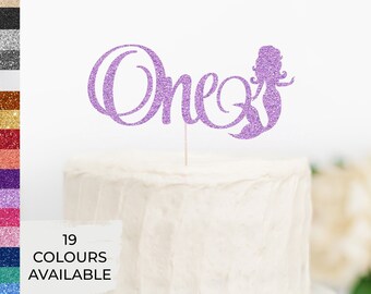 Mermaid Custom Name Cake Topper, Under the Sea Topper,Oneder the Sea Mermaid Party,Name Topper,Centerpiece,Name Decoration,Birthday, Party