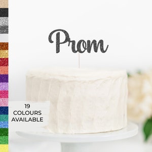 Prom Graduation Cake Topper, Prom Party Cake Topper, Cardstock Topper, Name Topper, Cake, Prom Party Decoration, Decoration,Prom Party, Grad
