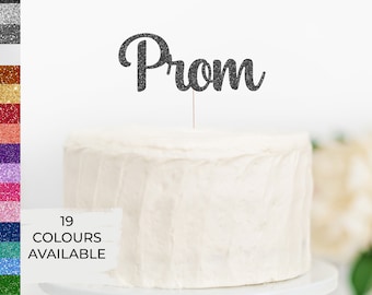 Prom Graduation Cake Topper, Prom Party Cake Topper, Cardstock Topper, Name Topper, Cake, Prom Party Decoration, Decoration,Prom Party, Grad
