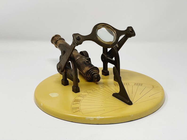 Rare Vintage Sundial Cannon Noon Cannon Etsy