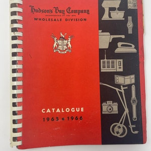 Very Rare Hudson&#39;s bay 1965 66 wholesale division sale catalogue