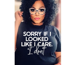 Sorry if I looked like I care. I don’t!