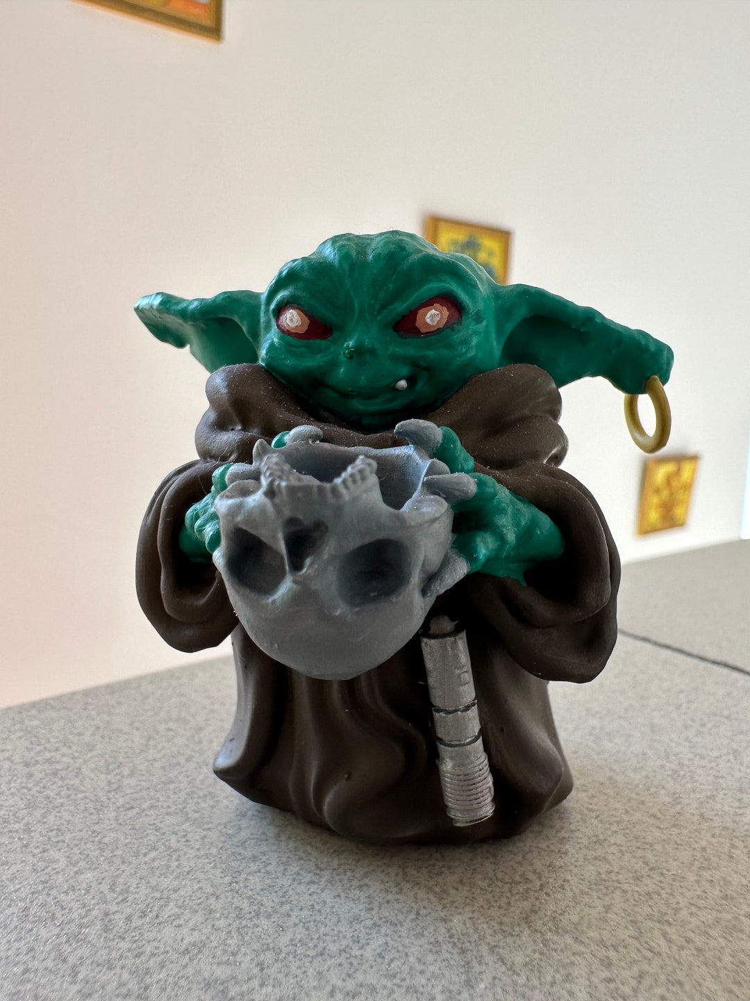 Grogu Baby Yoda Evil Dark Side Star Wars Mandalorian Etsy