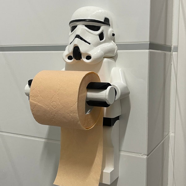 Lego Stormtrooper / Darth Vader Toilet Paper Holder