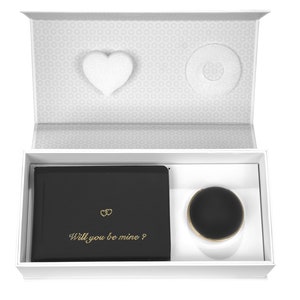 IGI CERTIFIED Engagement & Wedding Ring Set Minimalist Hidden Halo Round Lab Grown Diamond Engagement Ring, 18K Rose Gold image 8