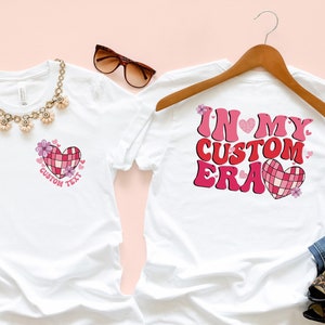 In My Era Custom Shirt, Personalized T-Shirt, Concert Outfit, Gift For Fan Girl, Cute Retro Aesthetic Women Tee, Personalized Wavy Letters,