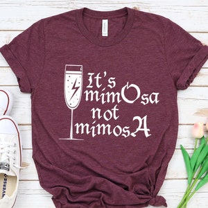 It&#39;s Mimosa Not Mimosa shirt, Wizard Shirt, Best friends shirt, Book reading magic shirt, bookish shirt, gift for reader, vacation shirt